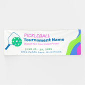 Das lebendige Turnierbanner für Pickleball Banner (Horizontal)
