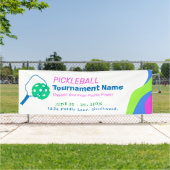 Das lebendige Turnierbanner für Pickleball Banner (InSitu)