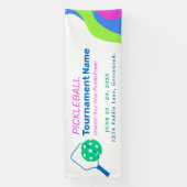 Das lebendige Turnierbanner für Pickleball Banner (Vertikal)