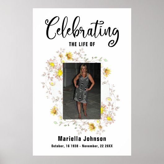 Das lebensfrohe Poster feiern (Vorne)