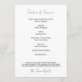 Das lebenslange Gold-Orden-Service-Programm Programm (Rückseite)