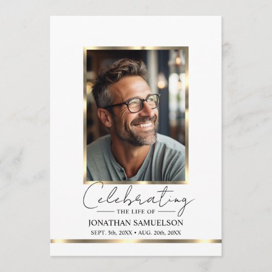 Das lebenslange Gold-Orden-Service-Programm Programm (Vorderseite)