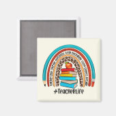 Das Lebensmagnet des Lehrers Magnet (Vorderseite/Rückseite)