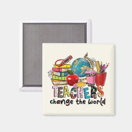 Das Lebensmagnet des Lehrers Magnet (Vorderseite/Rückseite)