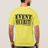 Das Lebewesen EREIGNIS-SICHERHEITS-Licht T-Shirt (Rückseite)