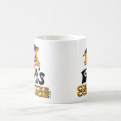 Das Lebewesen-Uni des Lokis beidhändig Kaffeetasse (Mittel)