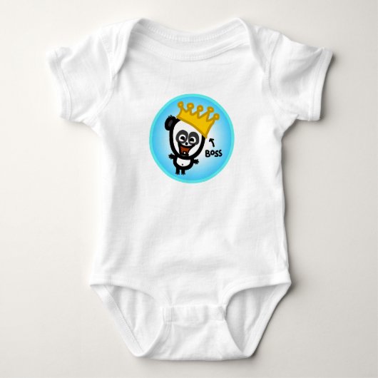 Das lebhafte Baby - Chef-Panda Strampler (Vorderseite)