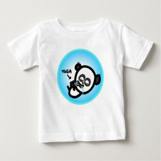 Das lebhafte Baby - Yoga-Panda Baby T-shirt