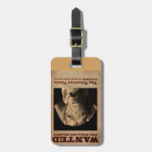 Das lebhafte Vizsla Gepäckanhänger (Vorderseite vertikal)