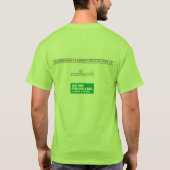 Das Lebkuchen-Logo - Grau T-Shirt (Rückseite)