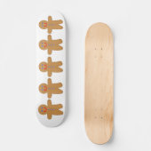 Das Lebkuchen-Mann-Skateboard Skateboard (Vorderseite)