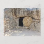 Das leere Grab des Jesus Christus auf Postkarte (Vorderseite)