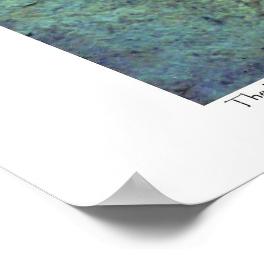 Das leere Grabposter Poster (Ecke)