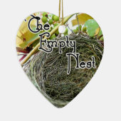 Das leere Nest Keramik Ornament (Rechts)