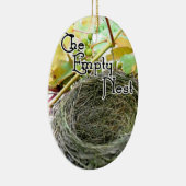 Das leere Nest Keramik Ornament (Rechts)