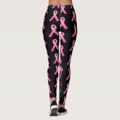 Das Leggings-Rosa Band der Frauen überleben Leggings (Rückseite)