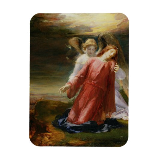 Das Leid im Garten, 1858 (Öl auf Tafel) Magnet (Vertikal)