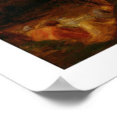 Das Leid im Garten, 1858 (Öl auf Tafel) Poster (Ecke)