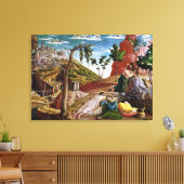 Das Leid im Garten Leinwanddruck (Insitu (Wohnzimmer))