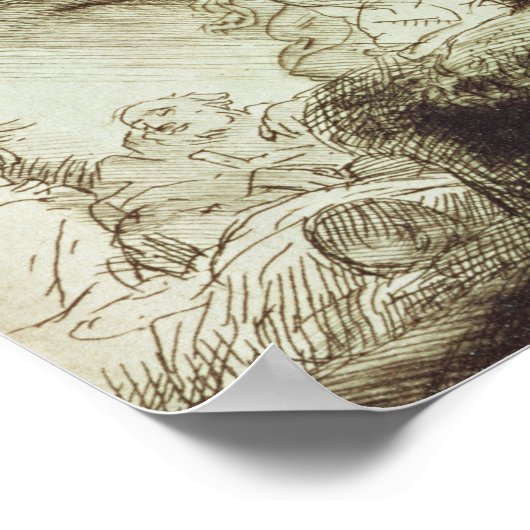 Das Leid im Garten Poster (Ecke)