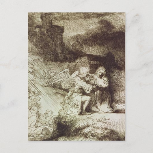 Das Leid im Garten Postkarte (Vorderseite)