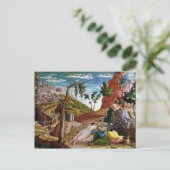 Das Leid im Garten Postkarte (Stehend Vorderseite)