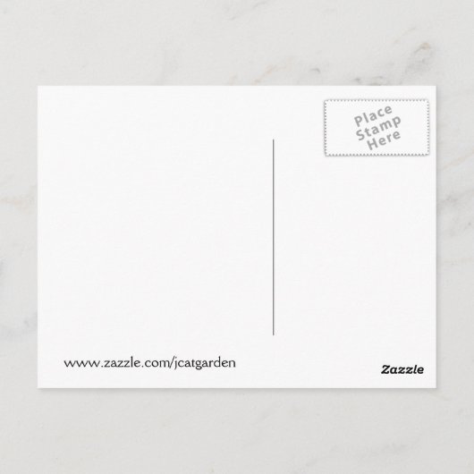 Das Leid Postkarte (Rückseite)