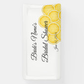 Das Lemon Spritz Brautparty Custom Party Sign Banner (Vertikal)