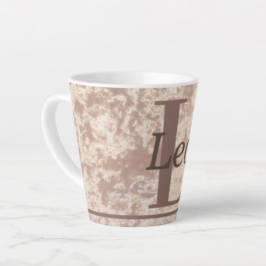 Das Leo Star Schild Tasse Cup Geschenk (Linke Ecke)