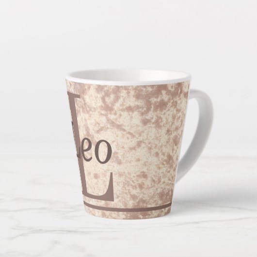 Das Leo Star Schild Tasse Cup Geschenk (Rechte Ecke)