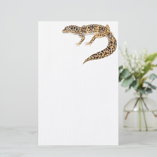 Das Leopardgecko-Briefpapier Briefpapier (Stehend Vorderseite)
