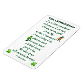 DAS LEPRECHAUN POEM MAGNET (Linke Seite)