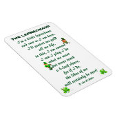 DAS LEPRECHAUN POEM MAGNET (Rechte Seite)