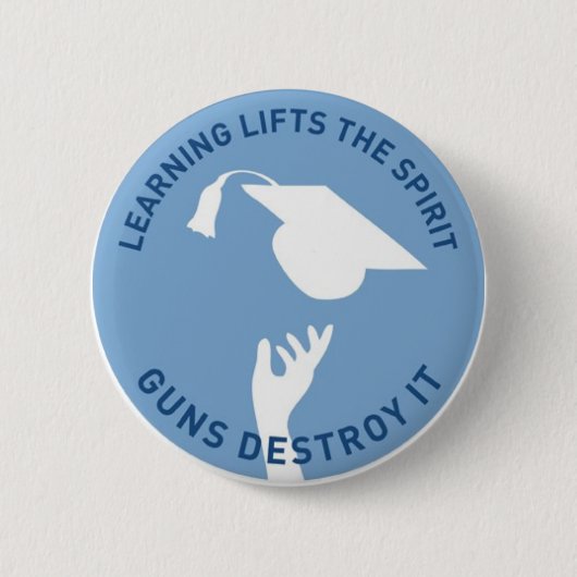 Das Lernen hebt den Geist an Button (Vorderseite)