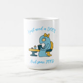 Das Lesemonster in einem Café buchen Kaffeetasse (Mittel)