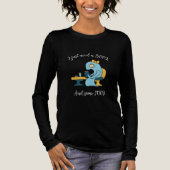 Das Lesemonster in einem Café buchen Tri-Blend Shirt (Vorderseite)