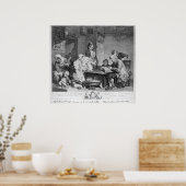 Das Lesen der Bibel Poster (Küche)