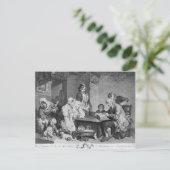 Das Lesen der Bibel Postkarte (Stehend Vorderseite)