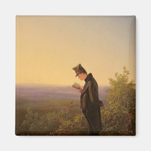 Das Lesen des Breviary, der Abend Magnet (Vorne)