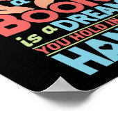 Das Lesen eines Buches ist ein Traum, der in den H Poster (Ecke)