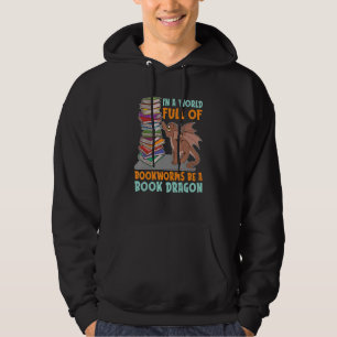 Das Lesen in einer Welt voller Bücherwürmer ist ei Hoodie