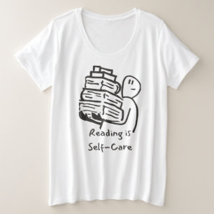 Das Lesen ist der Selbstversorger-Plus-T - Shirt f