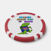 Das Lesen von Büchern hilft dabei, Minds zu formen Pokerchips (Einzeln)