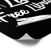 Das Lesen von Büchern ist eine kleine kostenlose B Poster (Ecke)