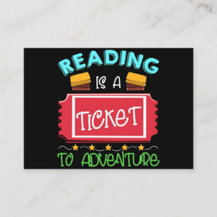 Das Lesen von Geschenken ist ein Ticket zum Abente
