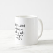 Das Lesen von Kunst in einem Raum ohne Bücher ist  Kaffeetasse (VorderseiteRechts)