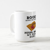 Das Lesen von Retreat-Büchern im Herbst macht mich Kaffeetasse (Vorderseite Links)