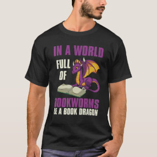 Das Lesen von Tieren in einer Welt voller Buchwürm T-Shirt
