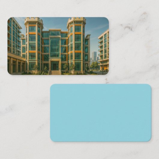 Das Lesezeichen der KristallZitadelle Visitenkarte (Vorne/Hinten)