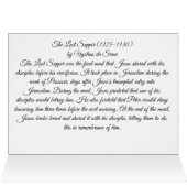 Das letzte Abendessen (Innenansicht Horizontal (Oben))